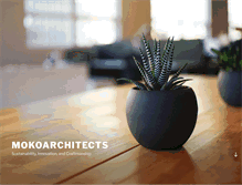 Tablet Screenshot of mokoarchitects.com